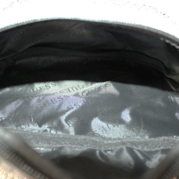 Guess Charlestown Travel Belt Bag Waist Pack – Black Logo Print - Picture 5 of 7